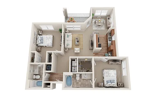 Floor plan 2B Platinum