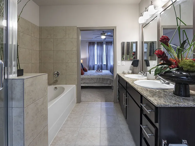 Luxe, spa-inspired bathrooms