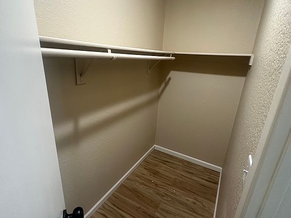 Master bedroom walk in closet