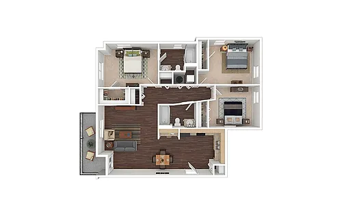 Floor plan Titanium - Classic