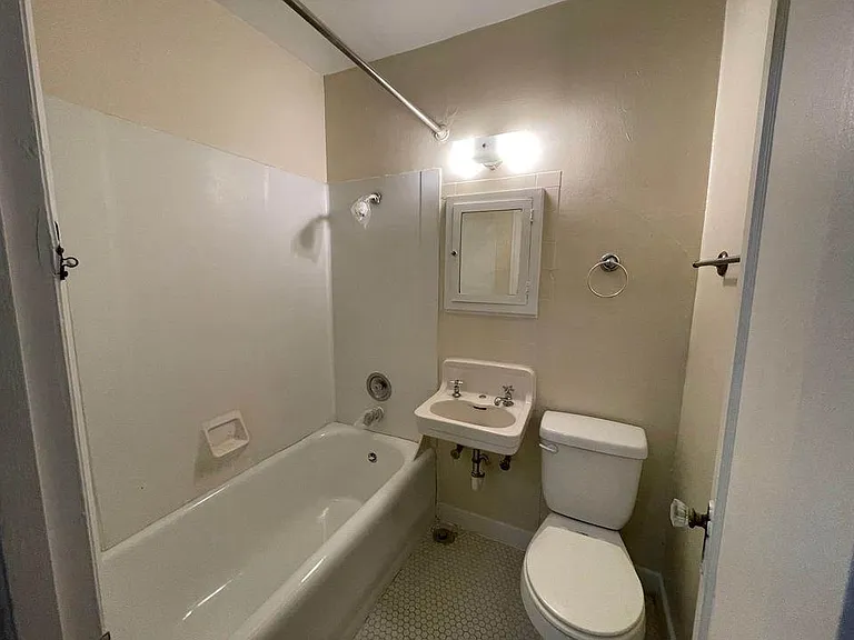 *This is NOT studio bathroom currently on market- but a representation of size.