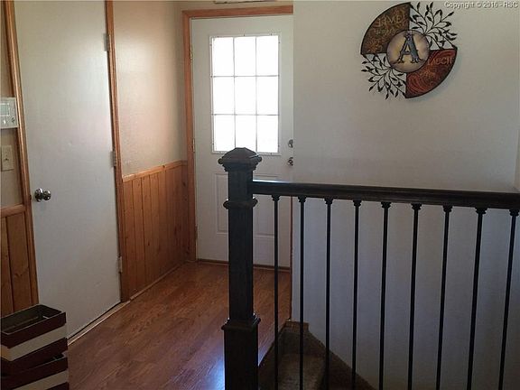 Door leading to large back yard.