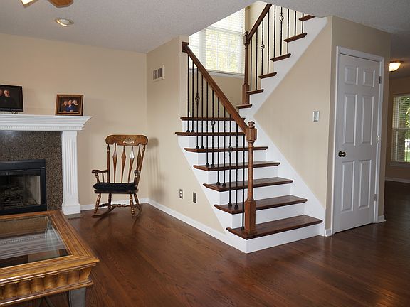 Staircase off Greatroom
