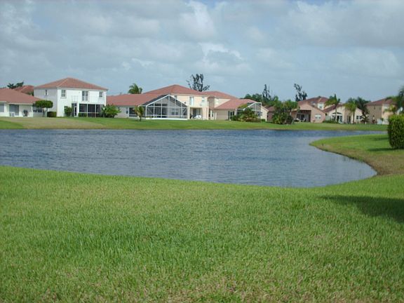 backyard lake view