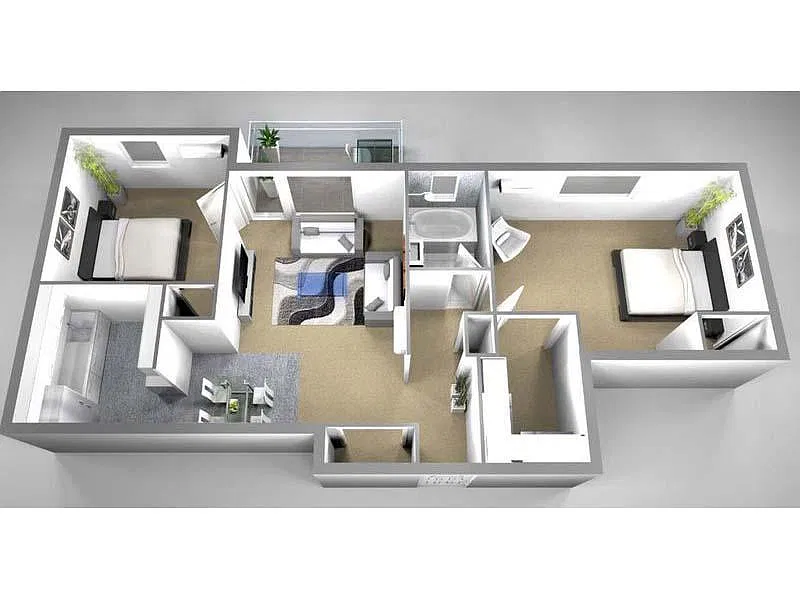 Floor plan B3