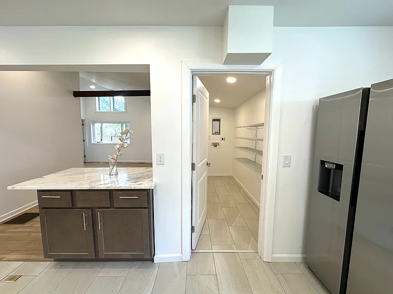 Pantry and laundry combo room