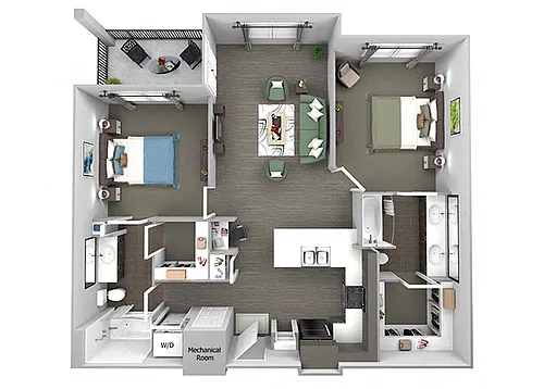 Floor plan B3