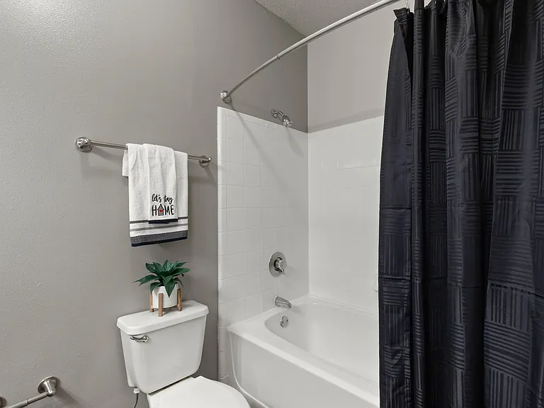 Curved Shower Curtain