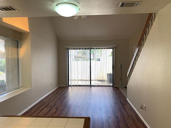 Walled deck off the living room