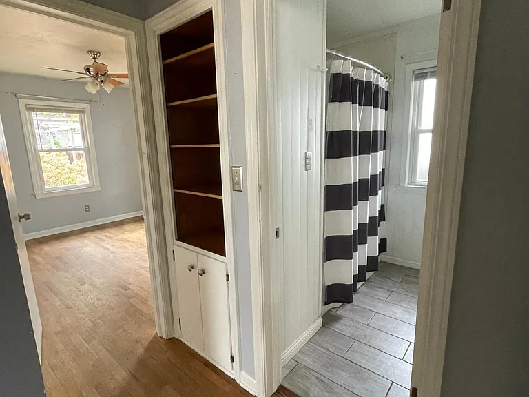 Upstairs hallway to bedrooms and full bath