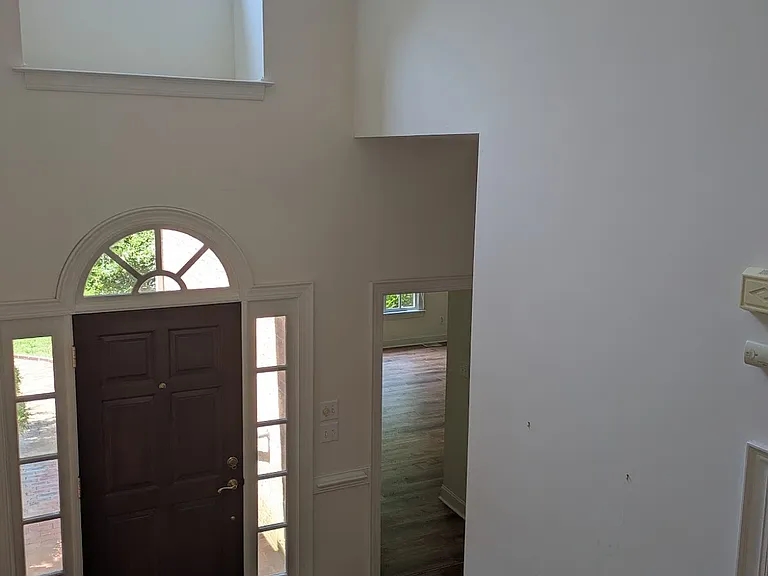 Foyer view from stair landing.