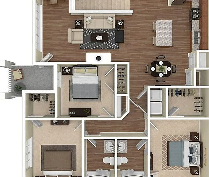 C3 3D Floorplan C3 3D Floorplan