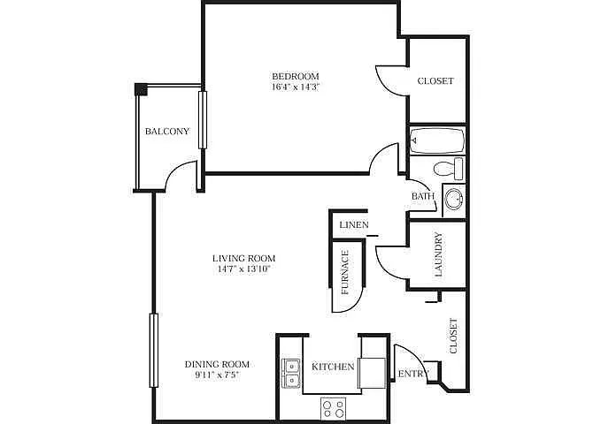 Floor plan Edina