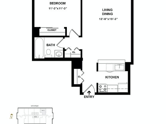 2nd image of 225 E 95th St #A4b