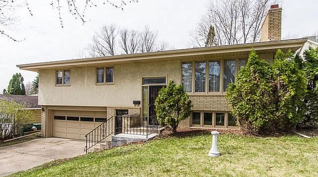 One owner home, brick & stucco split entry with 3 bedrooms on the same level.Separate door from the basement walkout to the front!