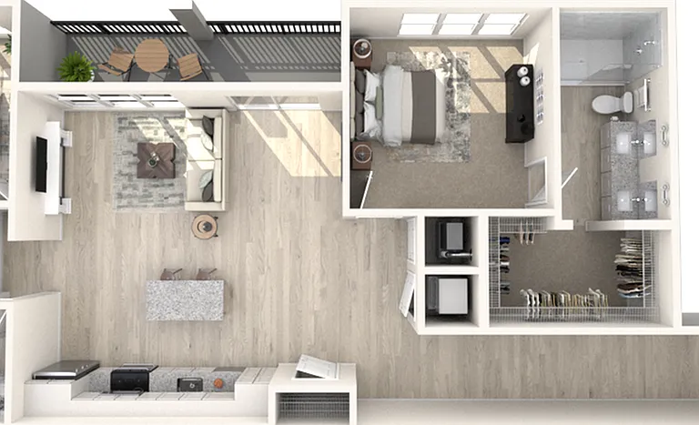 B5.0 | Two Bedroom, Two Bathroom B5.0 | Two Bedroom, Two Bathroom