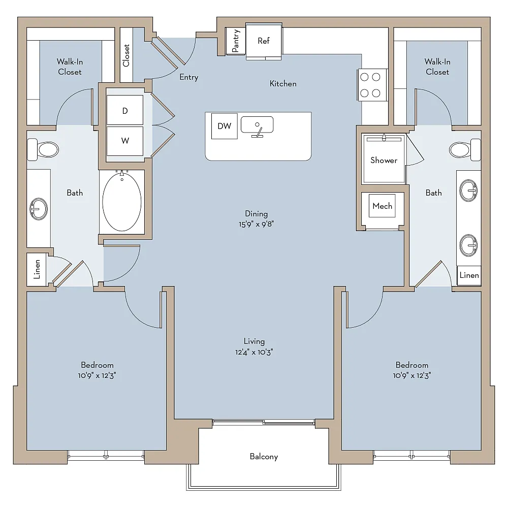Floor plan Westlake