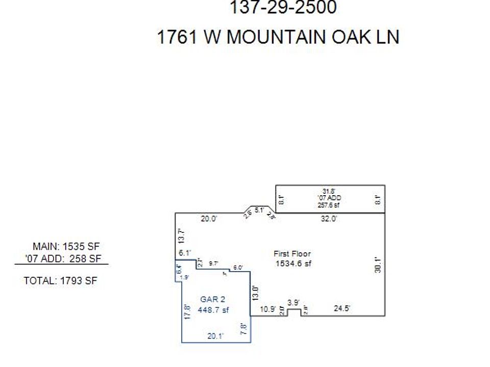 1st image of 1761 W Mountain Oak Ln