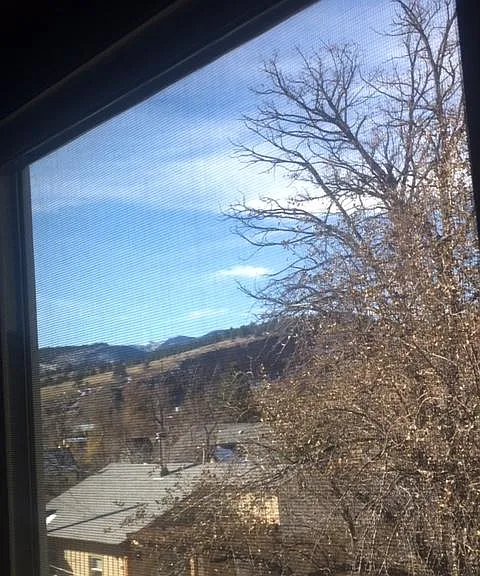 View from stairs.