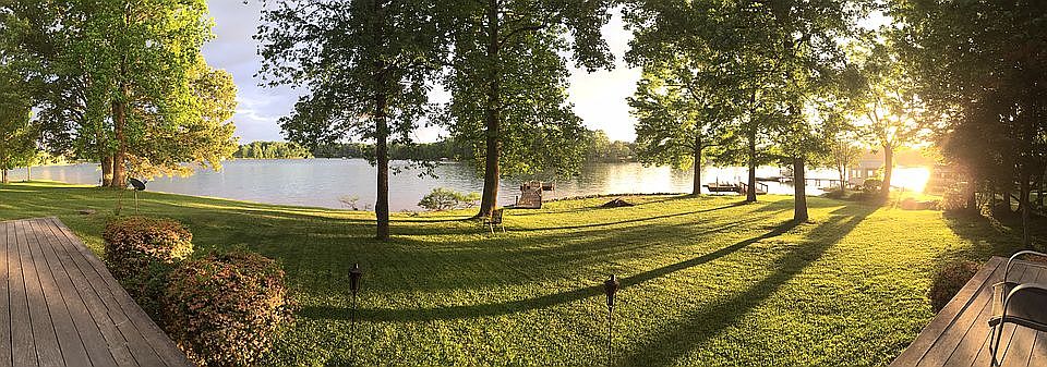 Lake view from deck.