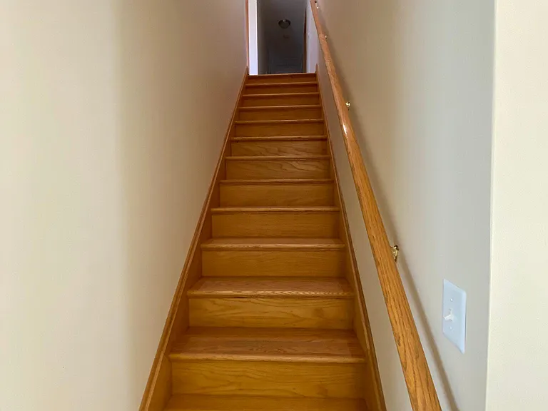 Stairs from fully finished walk out basement