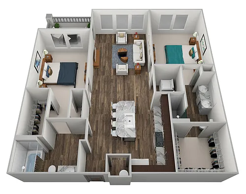 Floor plan B1 (Willow)
