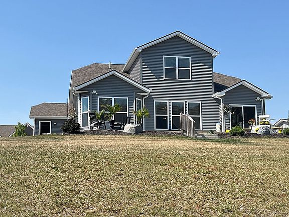 Rear/East side of home. 