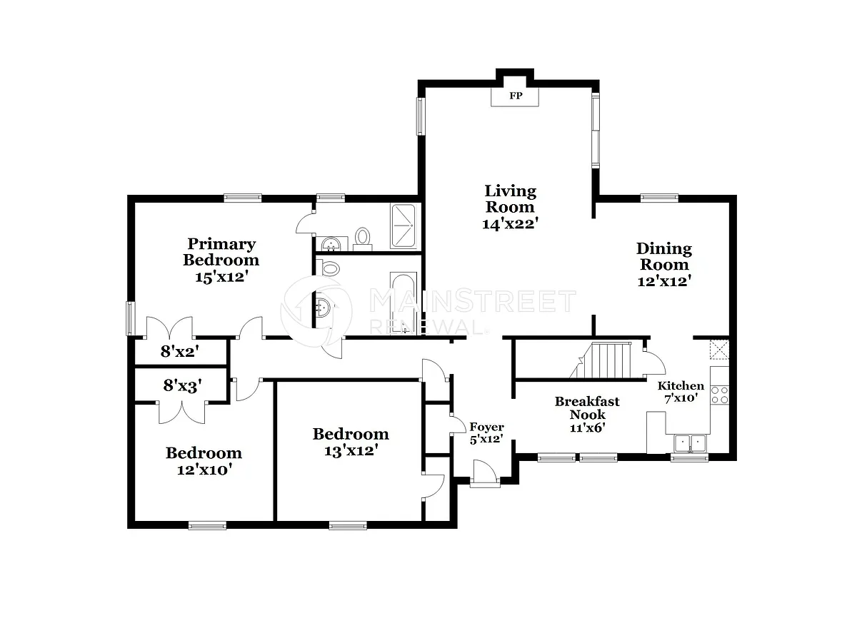 Floor Plan - 404 Meadow Ln