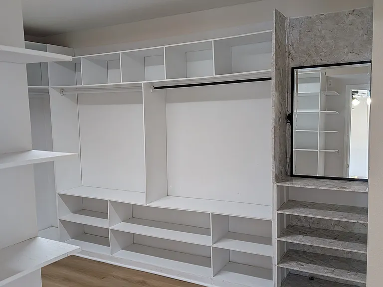Master bedroom walk-in closet