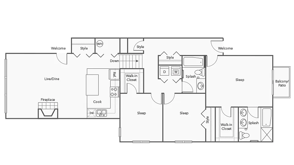 Floor plan D3