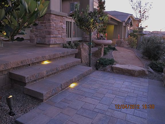 Replaced existing pavement with Belgard Catalina pavers