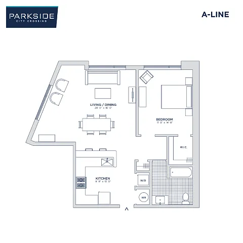 Floor plan Parkside at City Crossing - A