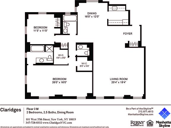 2nd image of 101 W 55th St #313