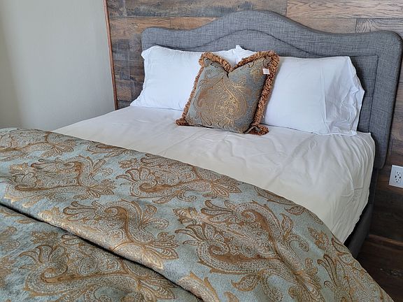 Bedroom with queen-size bed
