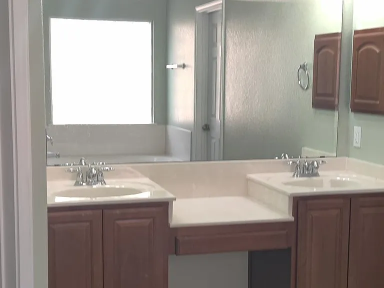 Master bath vanity