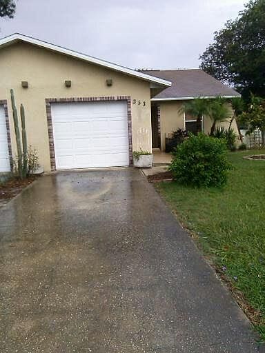 Front of one-half duplex