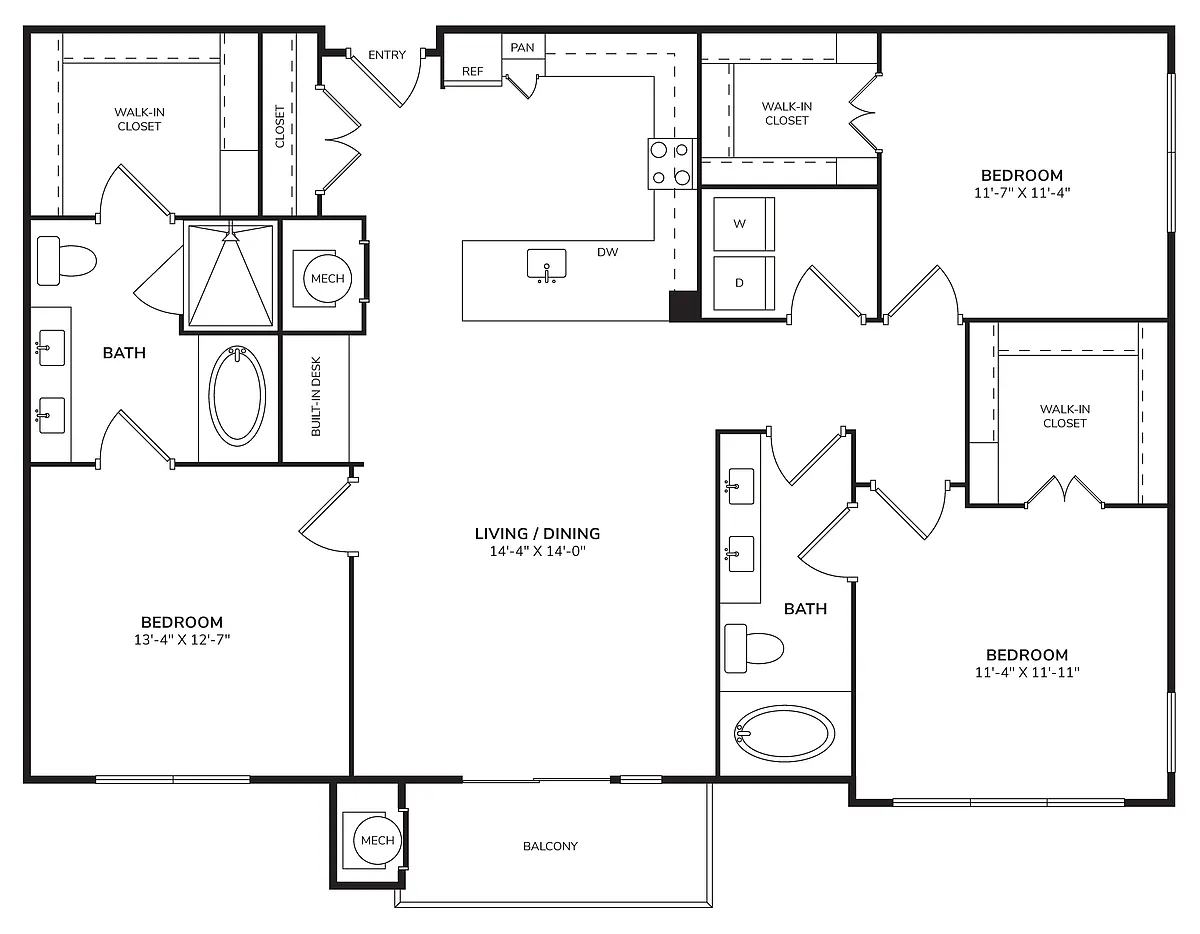 Floor plan C1