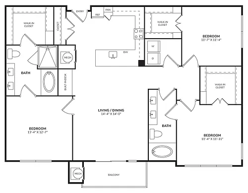 Floor plan C1