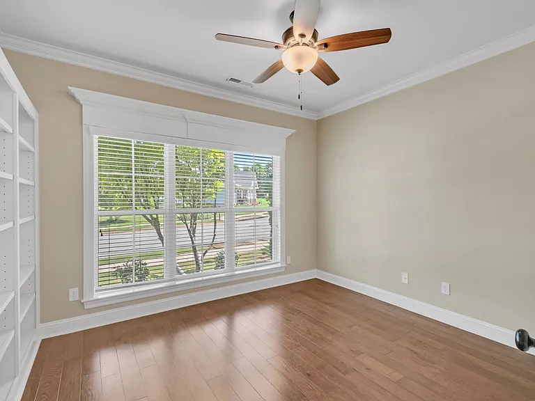 Office includes large triple window providing lots of natural light