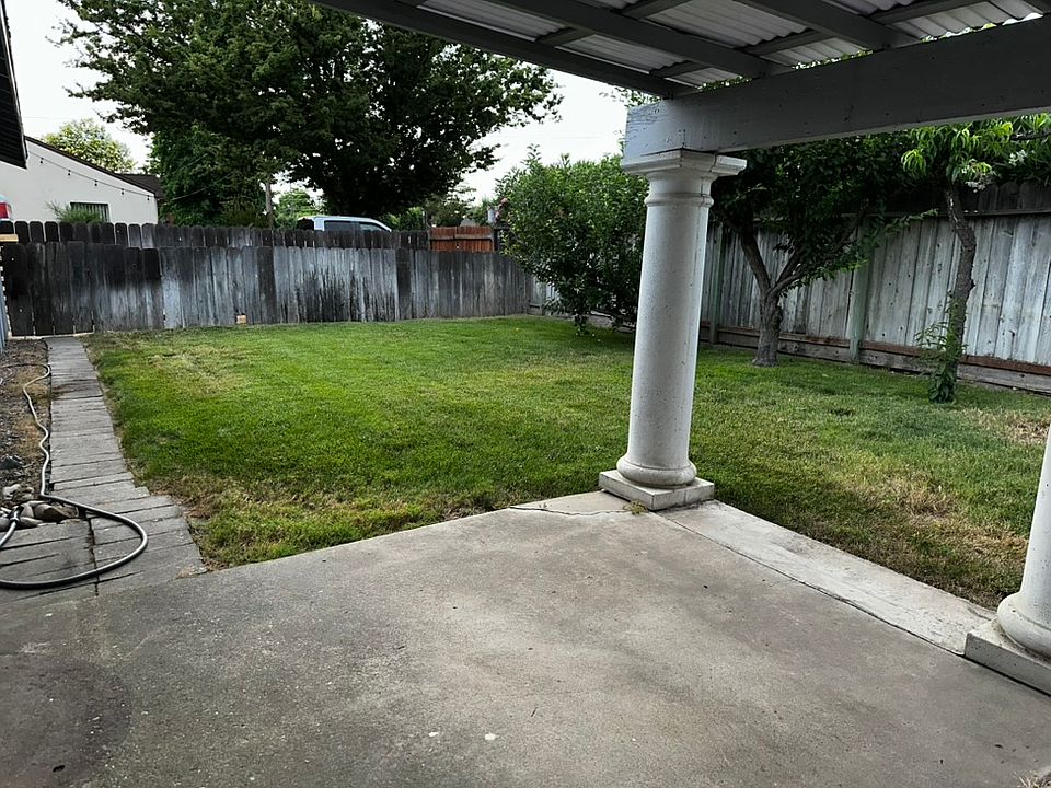 Backyard patio