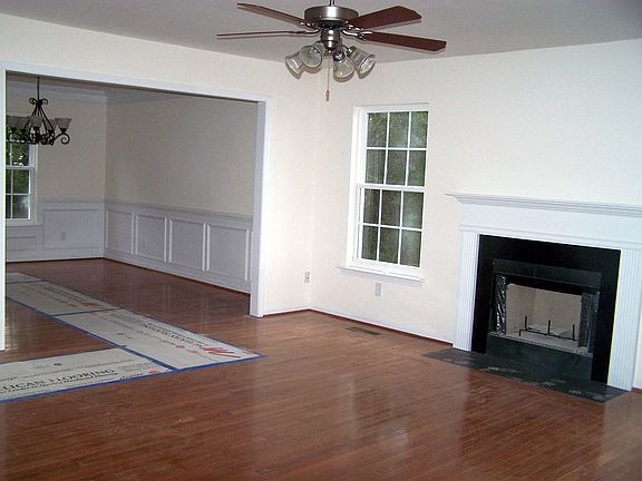 Hardwoods in Family & Dining Rms