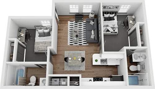 Floor plan 2x2 S Plus