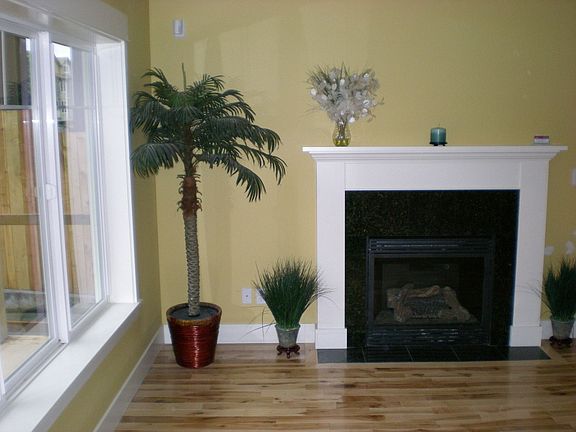 Cozy fireplace