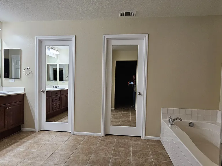 Master bathroom.