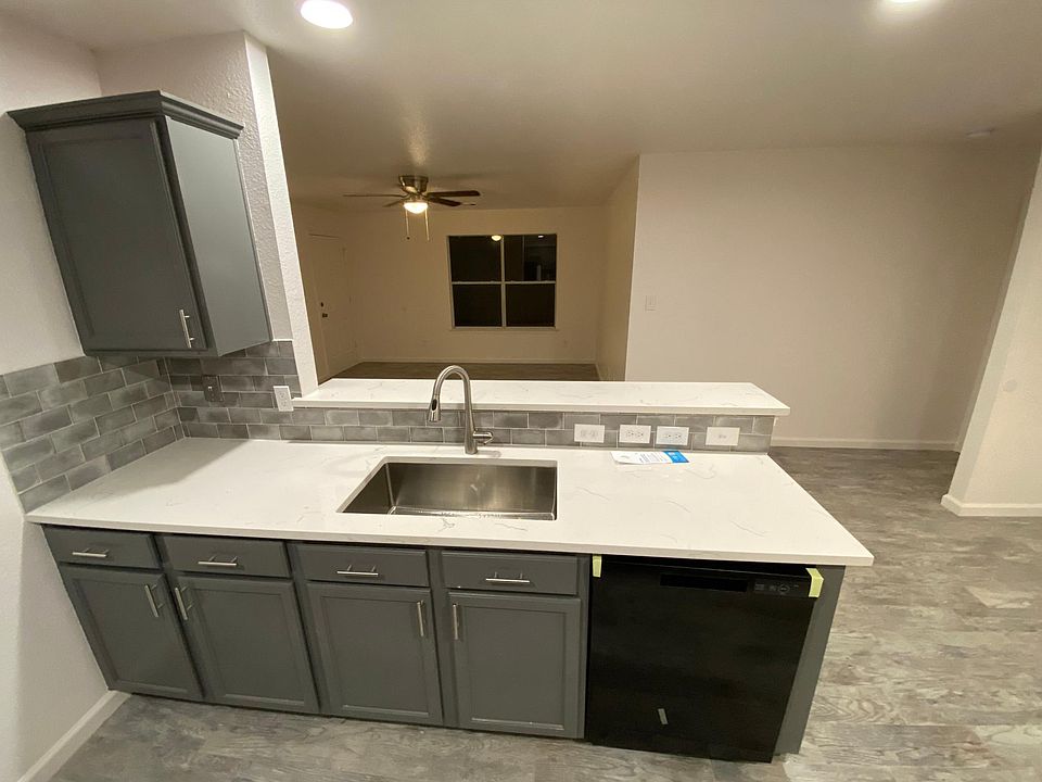 Kitchen Sink - New Rectangular undermount deep basin sink with new Moen faucet
