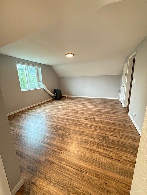 View of living room from kitchen.