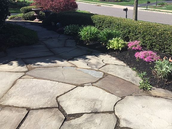 Beautiful slate walk