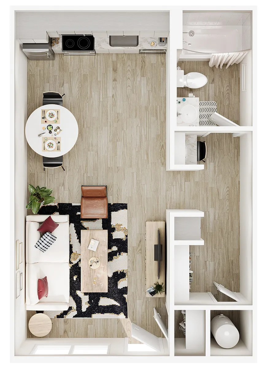 Floor plan Studio