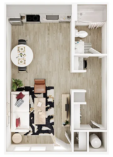 Floor plan Studio