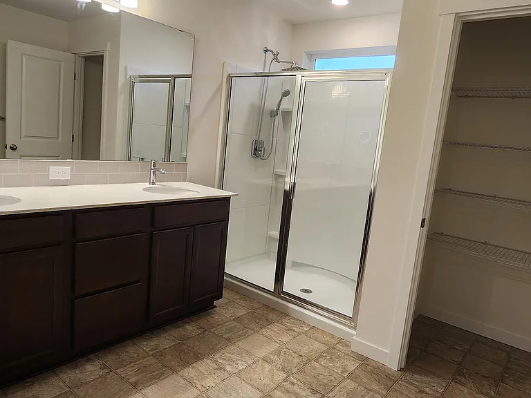 Master bathroom.